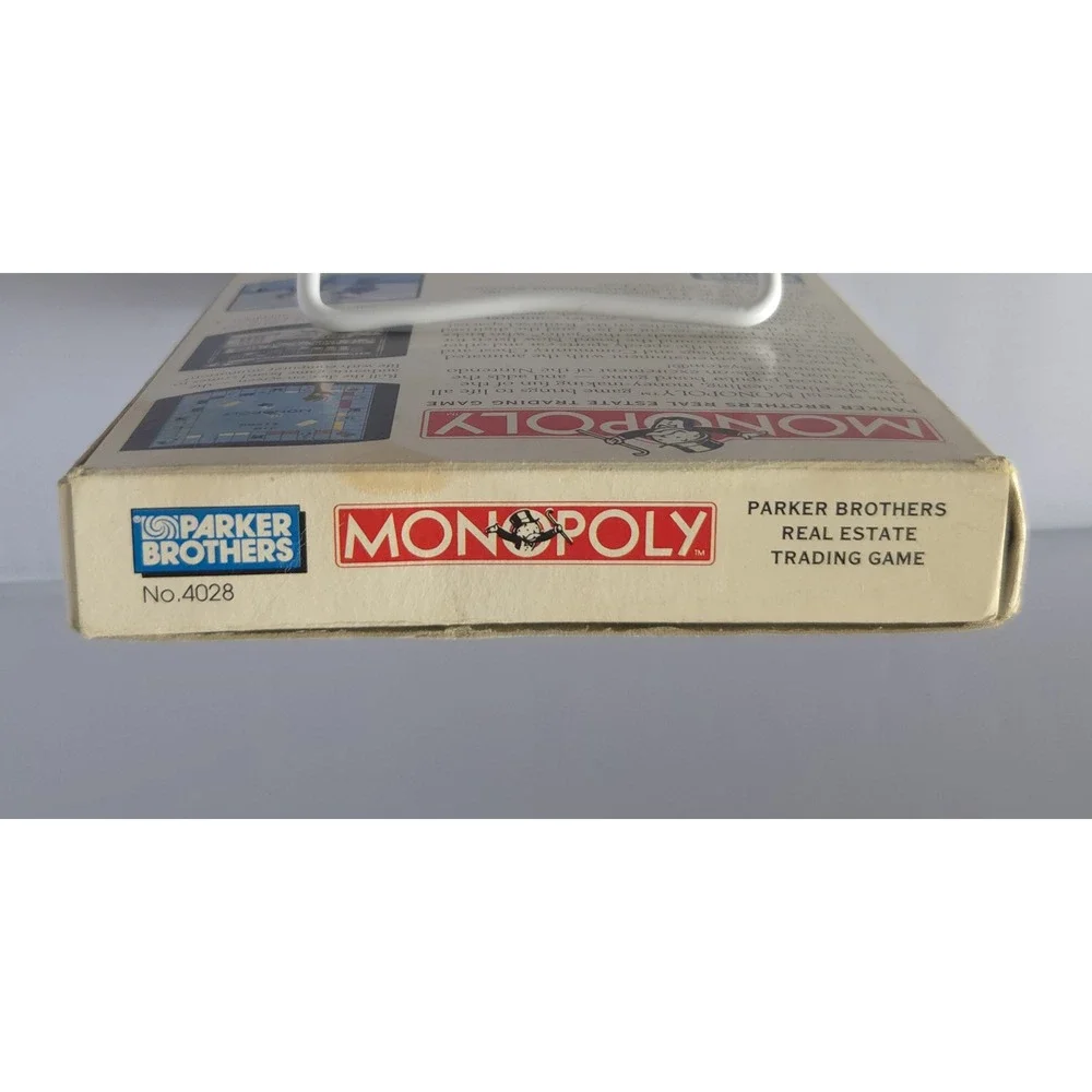 Parker Brothers No. 4028 Monopoly NES Video‎ Game CIB Nintendo NTSC-U
